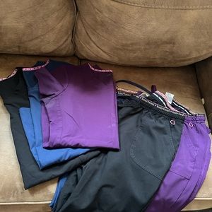 3 sets of heart soul scrubs! S/M